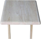 International Concepts Sofa Server Table, Unfinished - Image 9