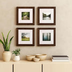 puthiac 6x6 Solid Oak Wood Picture Frame, Walnut, 1 Pack - Image 6