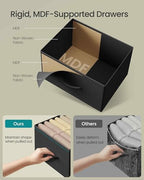 SONGMICS Dresser for Bedroom, Small Dresser with 3 Fabric Drawers - Image 5