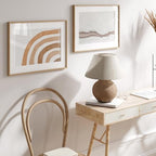 12x16 Picture Frame, Solid Oak Wood 12x16 Frames with Mat to 8.5x11 - Image 2