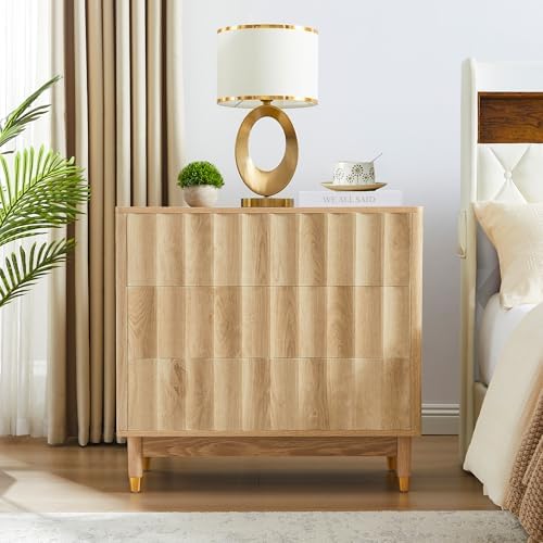 Bifins 31.5" Wide Fluted 3 Drawer Dresser - Image 6