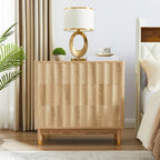 Bifins 31.5" Wide Fluted 3 Drawer Dresser - Image 6