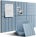 Fluxynara Felt Bulletin Board & Cork Board Alternative, Dusty Blue by FLUXYNARA