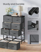 SONGMICS Dresser for Bedroom, Tall Dresser with 8 Fabric Drawers - Image 6