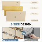 DUMOS 9 Drawer Dresser for Bedroom, Storage Organizer Chest of Drawers - Image 5