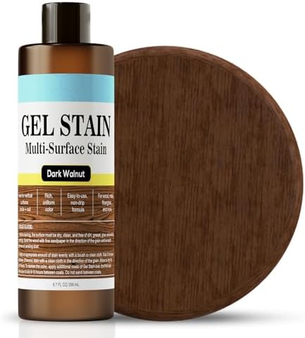 Wood Stain - Stain for Wood - Natural Stain for Furniture - 6.7oz by LIIZOUSUDA