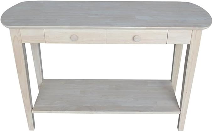 International Concepts Phillips Oval Sofa Table, Unfinished - Image 10