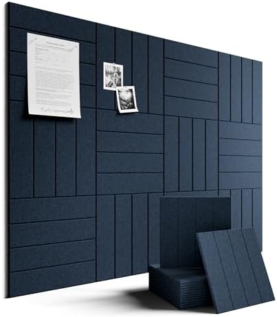 Fluxynara Felt Bulletin Board & Cork Board Alternative, Persian Blue by FLUXYNARA