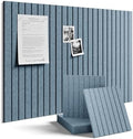 Fluxynara 36" x 24" Large Felt Bulletin Board, Dusty Blue by FLUXYNARA