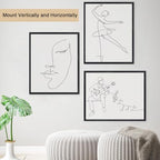 puthiac 12x16 Solid Oak Wood Picture Frames, Black, 3 Pack - Image 5