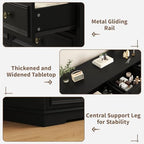 51" Wide Farmhouse 9 Drawer Dresser for Bedroom, Black - Image 7