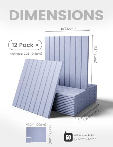 Fluxynara 48" x 36" Large Felt Bulletin Board, Soft Periwinkle - Image 2