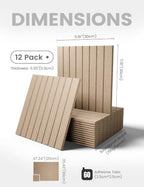 Fluxynara 48" x 36" Large Felt Bulletin Board, Taupe - Image 2