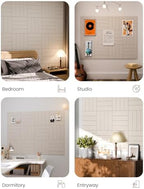Fluxynara Felt Bulletin Board & Cork Board Alternative, Oatmeal - Image 6