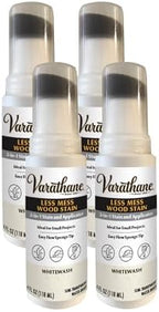 Varathane Less Mess Whitewash Wood Stain & Applicator by Varathane