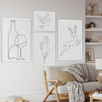 puthiac 16x24 Solid Oak Wood Picture Frame, White, 1 Pack - Image 5
