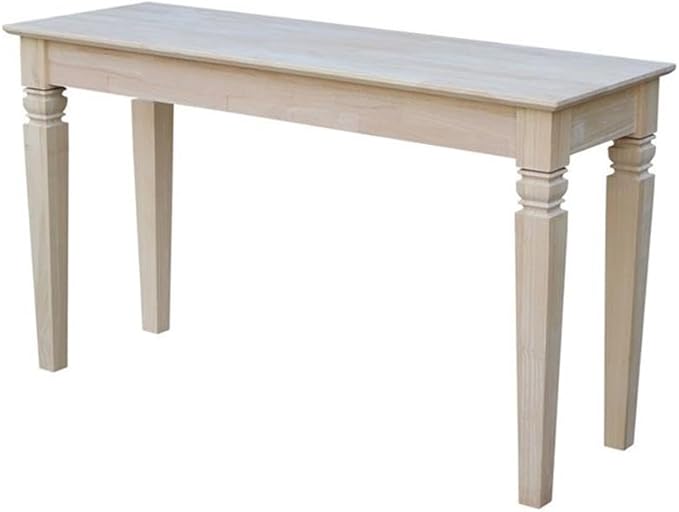 Java Console Table with 2 Drawers, Unfinished - Image 3