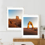 Hongkee 18x24 Frame Set of 4, 18 x 24 Distressed White Wood(Mat 16x20) - Image 6