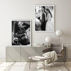 puthiac 24x36 Solid Oak Wood Picture Frame, White, 1 Pack - Image 5