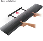 Ballucci Floating Shelves, 36" Long Wall Shelf, Set of 3, Wood Floating Shelves for Wall, Decorative Wall Shelves for Home Office, Living Room, Room Décor, 8" Deep, Set of 3, Black - Image 5