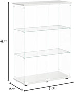 Beauty4U 2-Door Glass Display Cabinet, Collection Display, Quick Installation - Image 2
