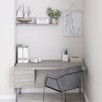 Ballucci Floating Shelf, 36" Wood Wall Shelf with Invisible Brackets for Bathroom, Living Room, Bedroom, Kitchen, Nursery, 8" Deep, Rustic Gray - Image 6