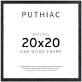puthiac 20x20 Solid Oak Wood Picture Frame, Black, 1 Pack by PUTHIAC