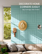 Fluxynara 36" x 24" Large Felt Bulletin Board, Aqua Blue - Image 3