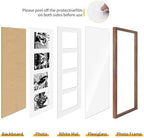 puthiac 8x20 Oak Wood Picture Frame 4Pcs 4x6 Photo Frame, Walnut, 1 Pack - Image 2