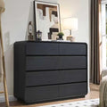 Standifurno Black Dresser with 8 Drawers, Modern Chest of Drawers with Deep Drawers, Big Storage Organizer for Bedroom, Living Room, Hallway, 47’’Wide by StandifurnoFurniture