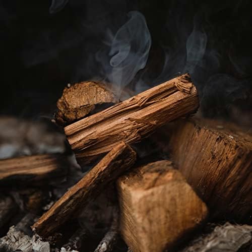 Fire & Flavor Hickory Wood Chunks for Smoking and Grilling - All-Natural, Long-Lasting with a Mildly Sweet Flavor - Large Chunk Wood Chips for Smokers,Red - Image 6