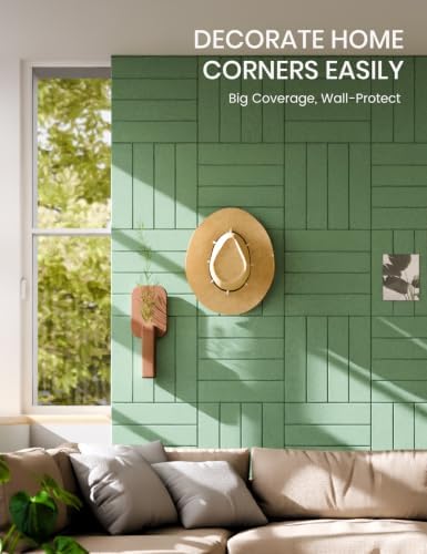 Fluxynara 36" x 24" Large Felt Bulletin Board, Moss Green - Image 3