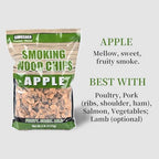 Smoking Wood Chips Variety Pack, 3 Flavors (Oak, Hickory, Apple), 2 lbs × 3 — All-Natural BBQ Smoking Chips for Smoker Box, Electric Smokers, Pellet & Charcoal Grills - Image 6