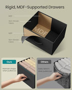 SONGMICS Dresser for Bedroom, Tall Dresser with 6 Fabric Drawers - Image 5