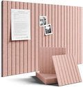 Fluxynara 36" x 24" Large Felt Bulletin Board, Pink by FLUXYNARA
