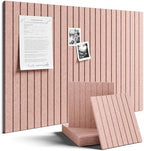 Fluxynara 36" x 24" Large Felt Bulletin Board, Pink by FLUXYNARA