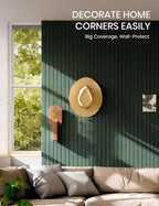 Fluxynara 36" x 24" Large Felt Bulletin Board, Pine Green - Image 3