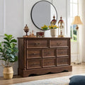 Farmhouse 8-Drawer Dresser with Charging Station for Bedroom by LegacyAmerhomeDirect