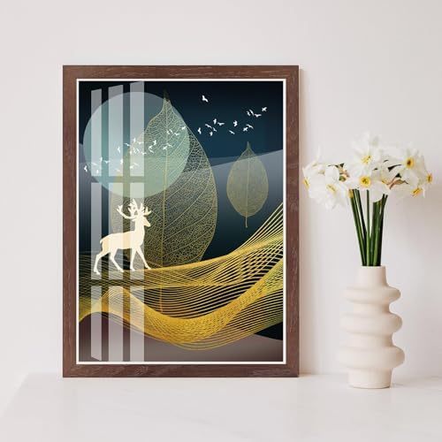 puthiac 16x20 Solid Oak Wood Picture Frame, Walnut, 1 Pack - Image 5