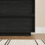 6-Drawer Dresser for Bedroom, 47.2" Wide, Wooden, Black - Image 6