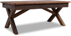 Unique Rustic Accent Table for Home Decor, Eco Friendly Recycled Wood Coffee by Unknown