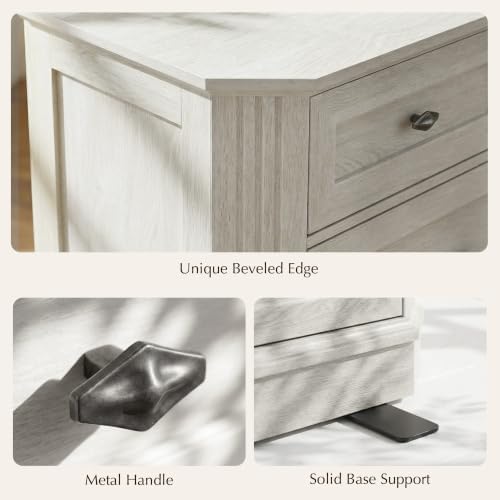 7 Drawers Dresser for Bedroom, 54" Wide Chest of Drawers w/Charging Station - Image 5
