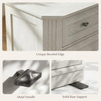 7 Drawers Dresser for Bedroom, 54" Wide Chest of Drawers w/Charging Station - Image 5