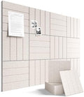 Fluxynara 48" x 36" Large Felt Bulletin Board, Oatmeal by FLUXYNARA