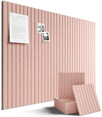 Fluxynara 48" x 36" Large Felt Bulletin Board, Pink by FLUXYNARA