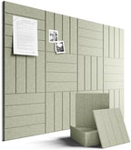 Fluxynara Felt Bulletin Board & Cork Board Alternative, Sage by FLUXYNARA