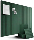 Fluxynara 48" x 36" Large Felt Bulletin Board, Pine Green by FLUXYNARA