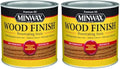 Minwax 223104444 Wood Finish, Gunstock, 1/2 Pint (Pack of 2) by Minwax