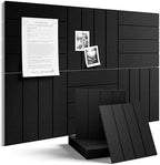 Fluxynara 36" x 24" Large Felt Bulletin Board, Black by FLUXYNARA