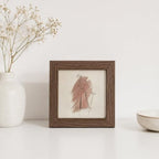 4x4 Picture Frame, Solid Oak Wood 4x4 Photo Frames - Image 2